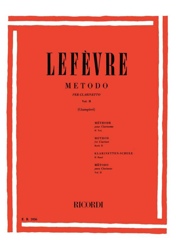 Metodo Per Clarinetto - Vol. II - Ed. A. Giampieri - cvičení pro klarinet
